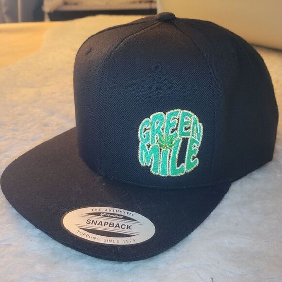 Green Mile cannabis growers promo snapback hat NWT - Picture 6 of 7